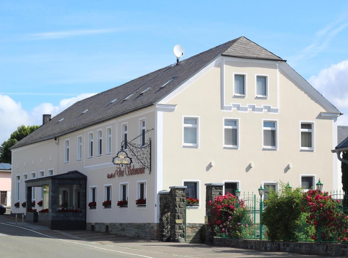 Gasthof Drei Schwanen Langenwetzendorf المظهر الخارجي الصورة